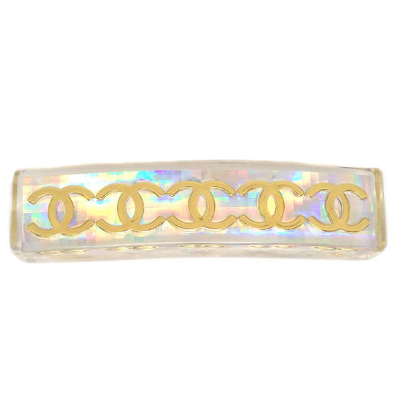 CHANEL 1997 Rainbow Lucite Hair Clip Barrette 78684 - Picture 1 of 4